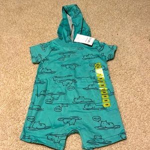 Baby Boy Hooded Shorts Outfit